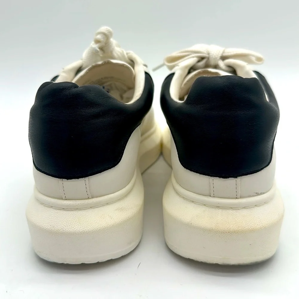 Steve Madden White and Black Size 8? Platform Sneakers Support Lifestyle